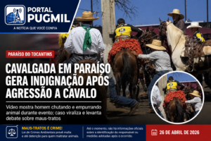 CAVALGADA EM PARAÍSO GERA INDIGNAÇÃO APÓS AGRESSÃO A CAVALO.