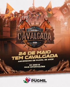Cavalgada 2026 já tem data marcada em Pugmil.